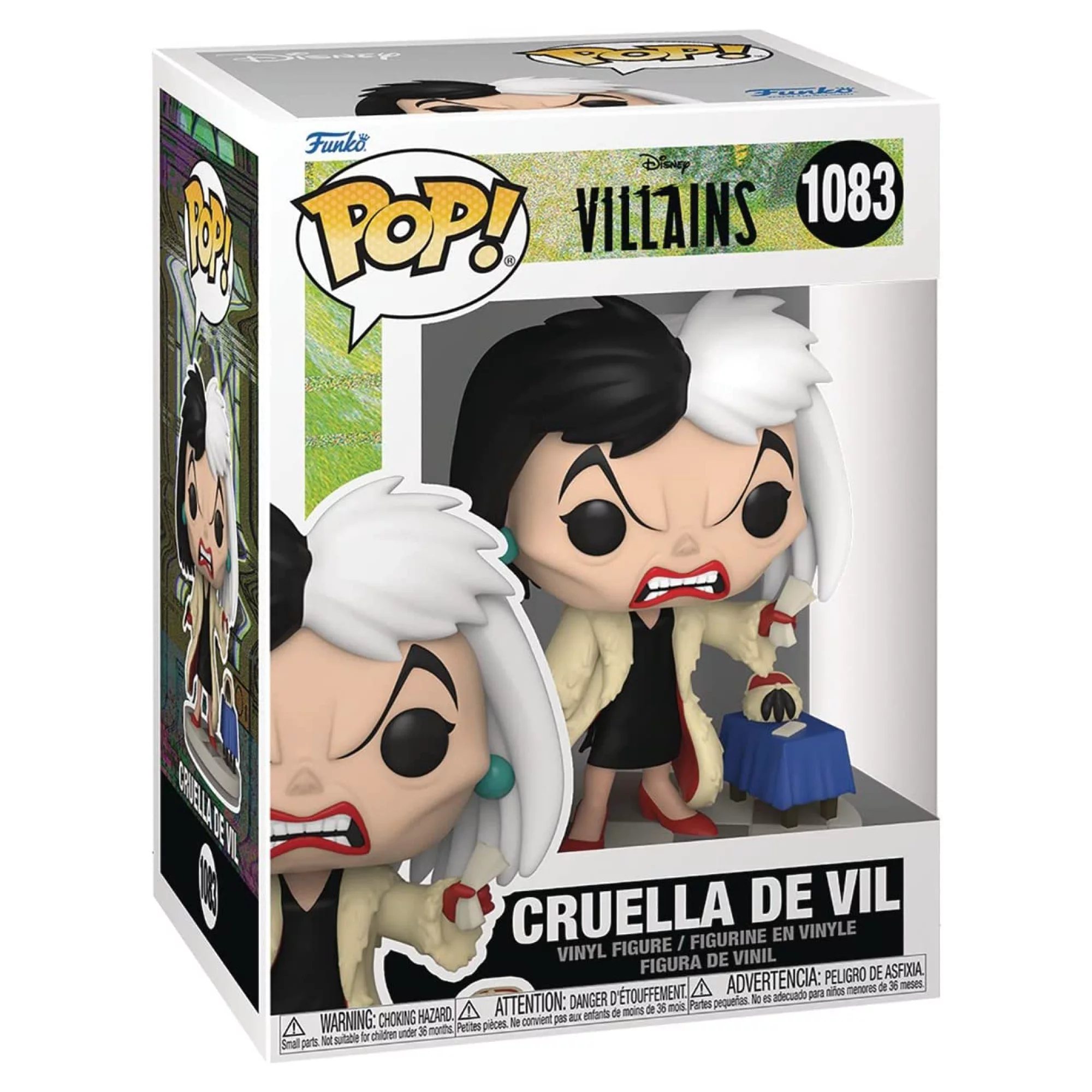 FUNKO POP! Disney: Villains - Cruella De Vill #1083 w/Pop Protector